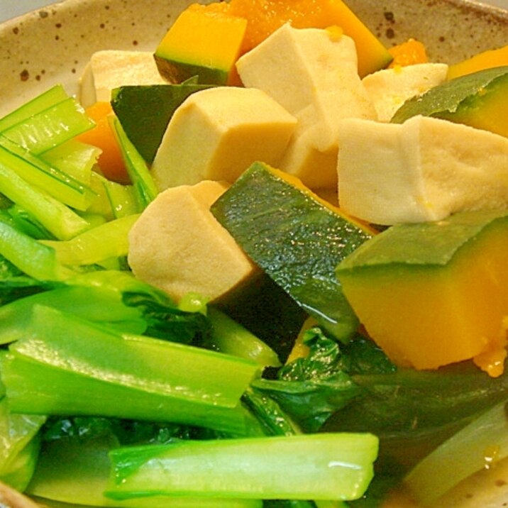 南瓜と高野豆腐 小松菜の炊き合わせ レシピ 作り方 By ねあっっ 楽天レシピ 南瓜と高野豆腐 小松菜の炊き合わせ レシピ 作り方 By ねあっっ 楽天レシピ